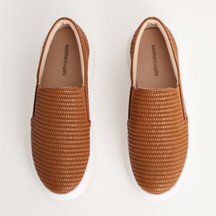 Tênis Slip On Textura Ráfia - CASCA