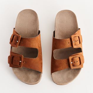 Papete Tiras com Fivelas - CAMEL