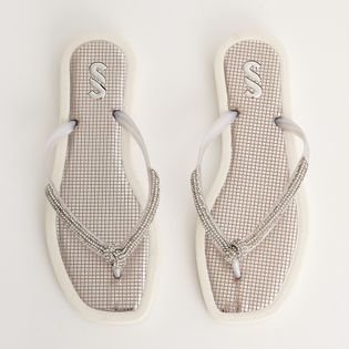 Chinelo nozinho luz - PRATEADO