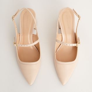 Scarpin Slingback Salto Fino - ROSADO