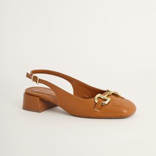 Scarpin Slingback de Bico Quadrado - SELA