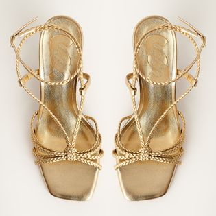 Sandália Beta Metalizada - DOURADO