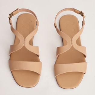 Rasteira em Couro - FENDI