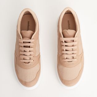 Tênis Urban Recortes Napa Linho - FENDI/ROSADO