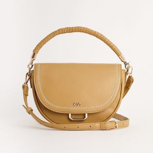 Bolsa Meia Lua Chic - DOCE DE LEITE