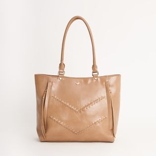 Bolsa Tote Grande com Trançado - FENDI