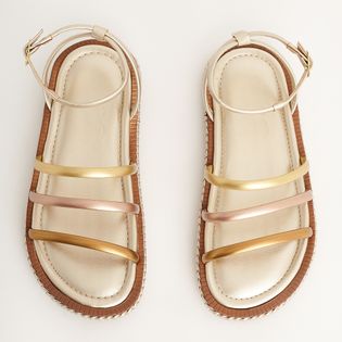 Papete com Tiras Metalizadas - BRONZE/ROSE/DOURADO/CHAMP