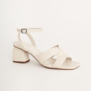 Sandália de Salto Bloco - COTTON