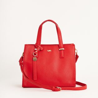 Bolsa media em material tecnologico - VERMELHO