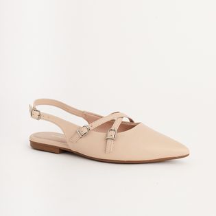 Sapatilha Slingback Tiras e Fivelas - FENDI