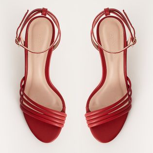 Sandália Salto Taça - VERMELHO