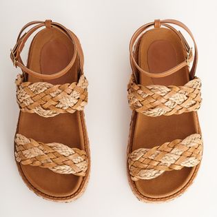 Papete Hortência - NATURAL/CAMEL/FENDI