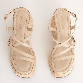 Plataforma Tiras com Fivela - MILK