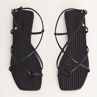 Rasteira Tiras Trend - PRETA