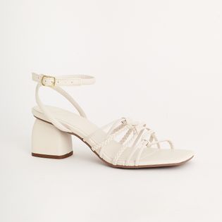 Sandália Média de Bico Quadrado - COTTON