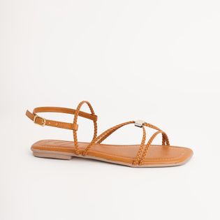 Rasteira Trancinhas com Ajuste - CASCA