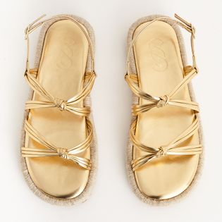 Papete Rústica Chic Metalizada - DOURADO