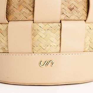 Bolsa Saco de Ráfia - MILK/NATURAL