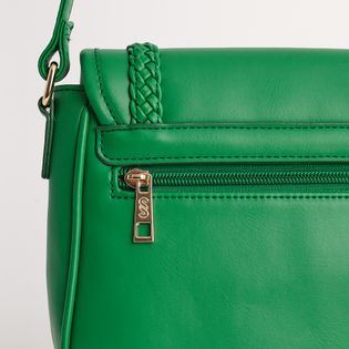 Bolsa média texturizada - VERDE BROTO