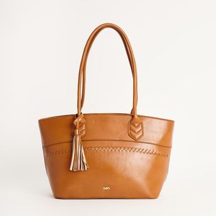 Bolsa grande com barbicacho - CAMEL