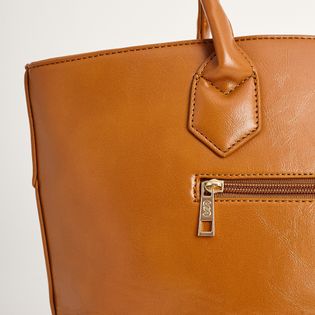 Bolsa grande com barbicacho - CAMEL