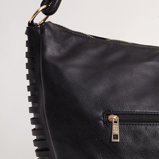 Bolsa grande com alças duplas - PRETA