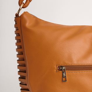 Bolsa grande com alças duplas - CAMEL