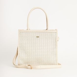 Bolsa média napa texturizada - COTTON