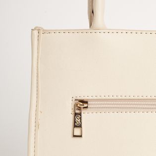 Bolsa média napa texturizada - COTTON