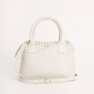 Bolsa de couro M texturizada - COTTON