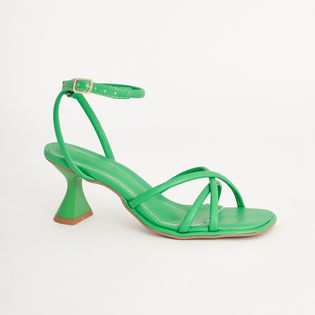 Sandália Média Salto Taça - VERDE BROTO