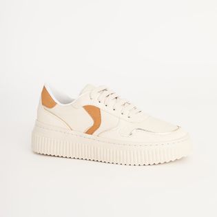 Tênis Vivo Metalizado - OFF WHITE/FENDI/CHAMPAGNE