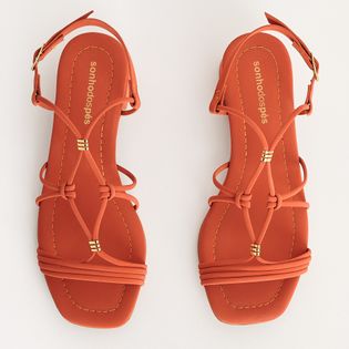 Sandália Nó - CORAL