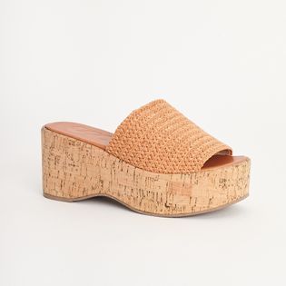 Plataforma Croche Salto Cortiça - BISCUIT