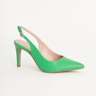 Scarpin Fivela Strass - VERDE BROTO