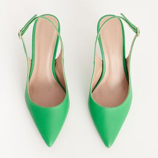 Scarpin Fivela Strass - VERDE BROTO