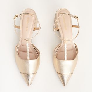 Scarpin Bico Espelhado - DOURADO
