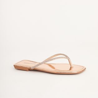 Rasteira Chinelo Slim Luz - ROSE