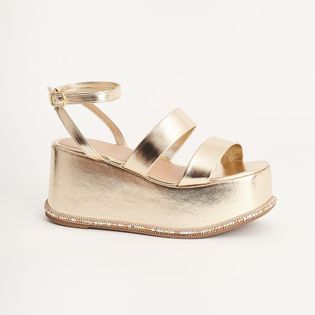 Plataforma Stella Metalizada - CHAMPAGNE