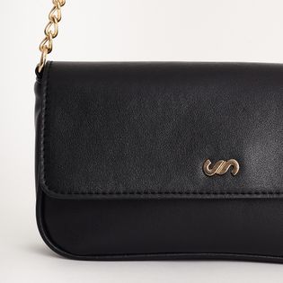 Bolsa tote pequena - PRETA