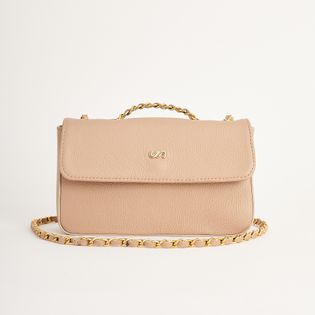 Bolsa Couro Alça Corrente - FENDI