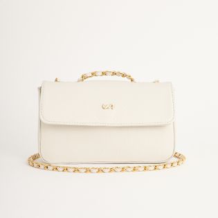 Bolsa Couro Alça Corrente - COTTON