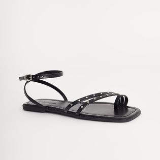 Rasteira Spikes - PRETA