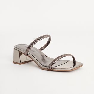 Tamanco Espelhado - PEWTER