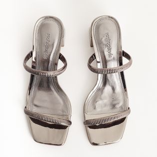 Tamanco Espelhado - PEWTER