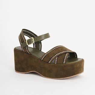 Plataforma Boho - VERDE MILITAR