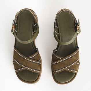 Plataforma Boho - VERDE MILITAR