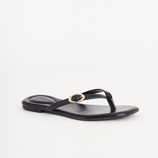 Rasteira Chinelo Croco - PRETA