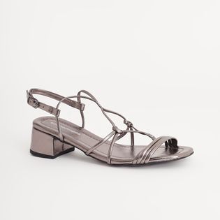 Sandália Nó - PEWTER