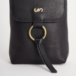 Bolsa pequena com argola - PRETA